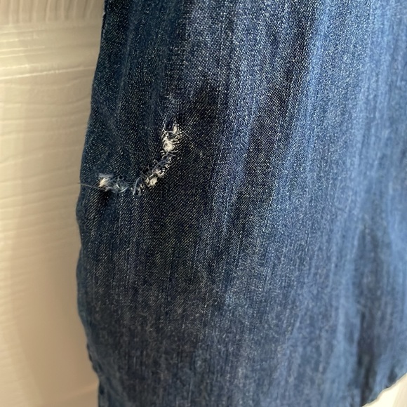 White House Black Market Denim Dress - Picture 5 of 8